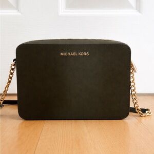 Michael Kors Olive Green Crossbody Bag